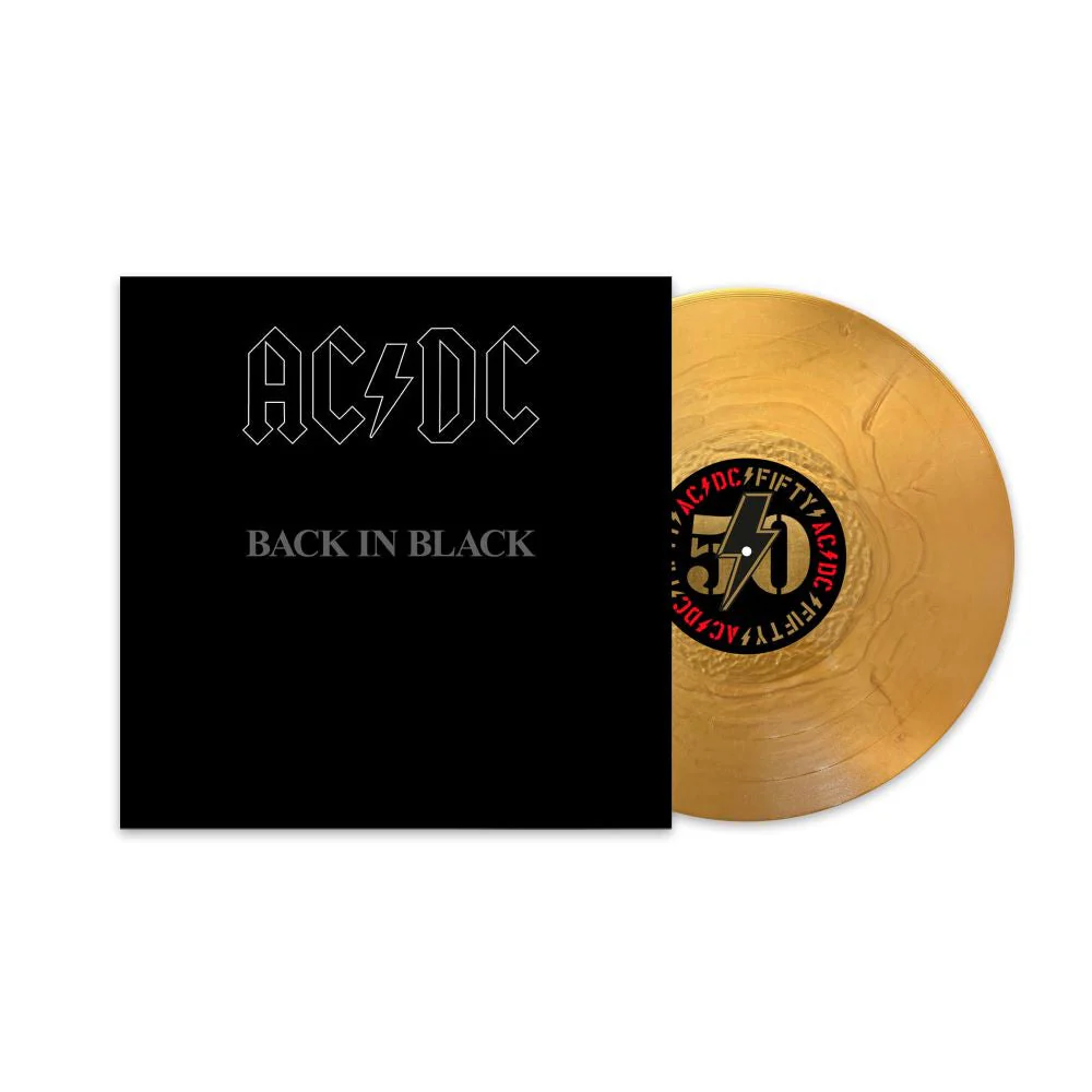 AC/DC - Back In Black (50th Anniversary Gold Coloured Vinyl)