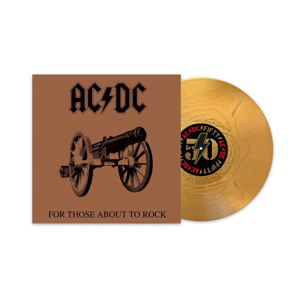 AC/DC - For Those About To Rock (We Salute You) (50th Anniversary Gold Coloured Vinyl)