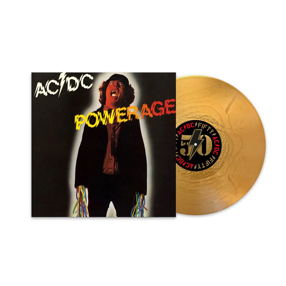 AC/DC - Powerage (50th Anniversary Gold Coloured Vinyl)