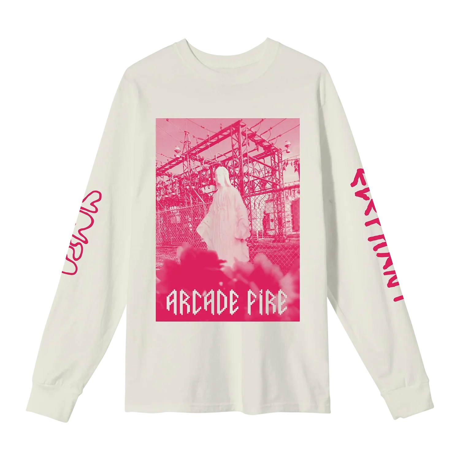 Arcade Fire - Virgin Mary Power Station Long Sleeve Shirt