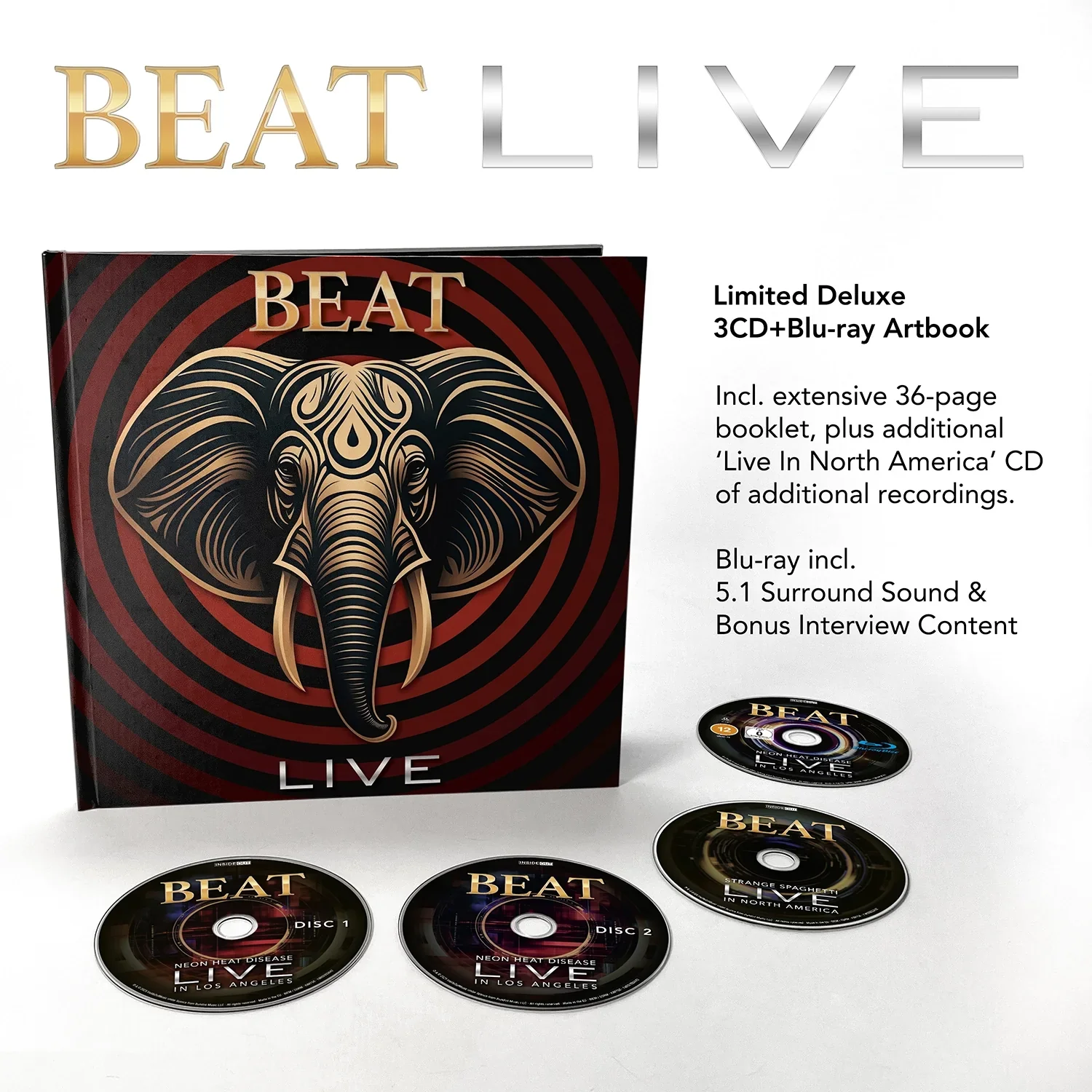 BEAT - Live (Limited Deluxe CD+Blu-ray Artbook)