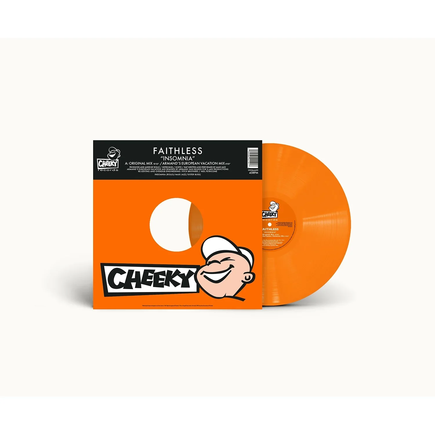 Faithless - Insomnia (30th Anniversary) (Orange Vinyl)