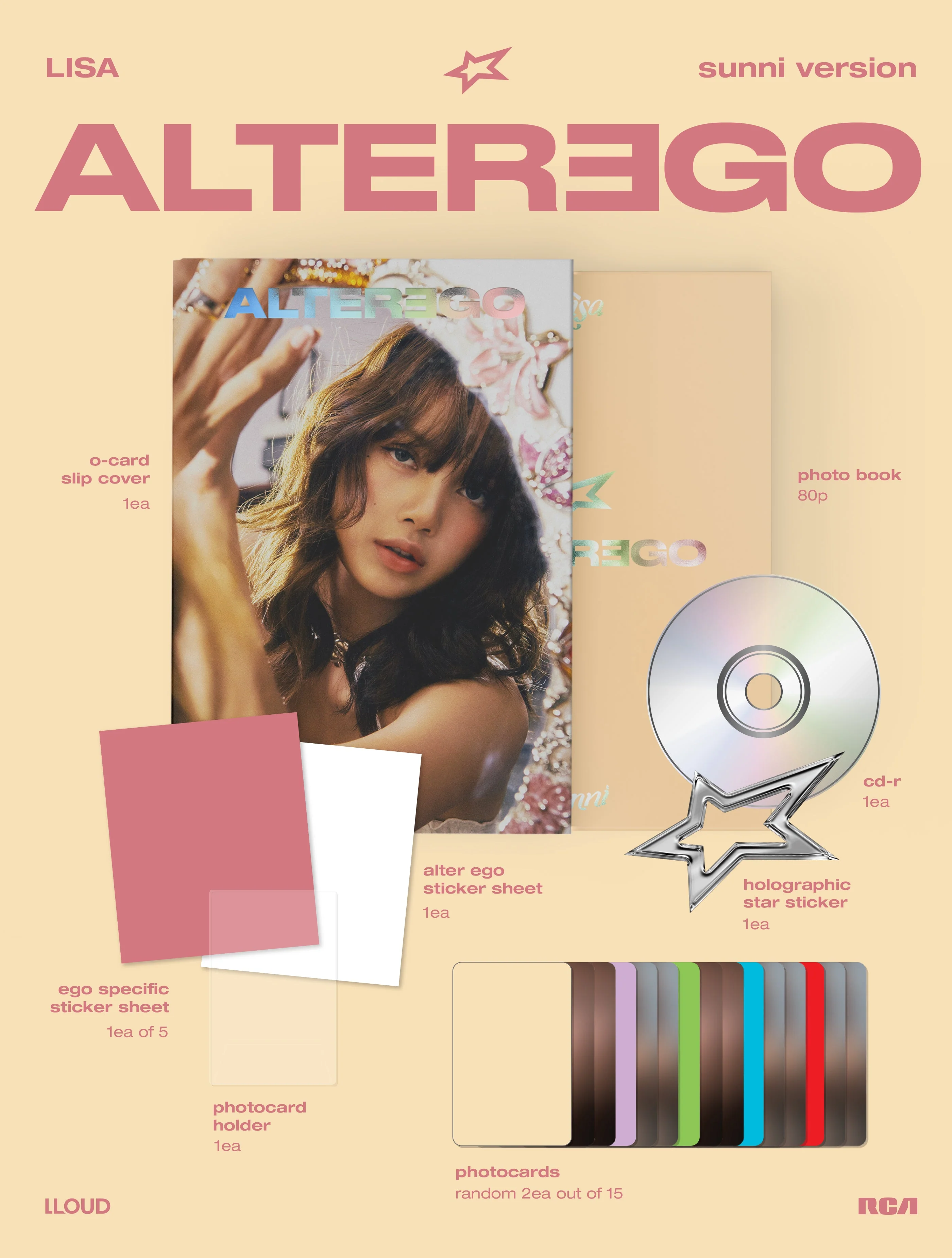 LISA - Alter Ego (Sunni Version) (Deluxe Photobook with CD) - Image 2