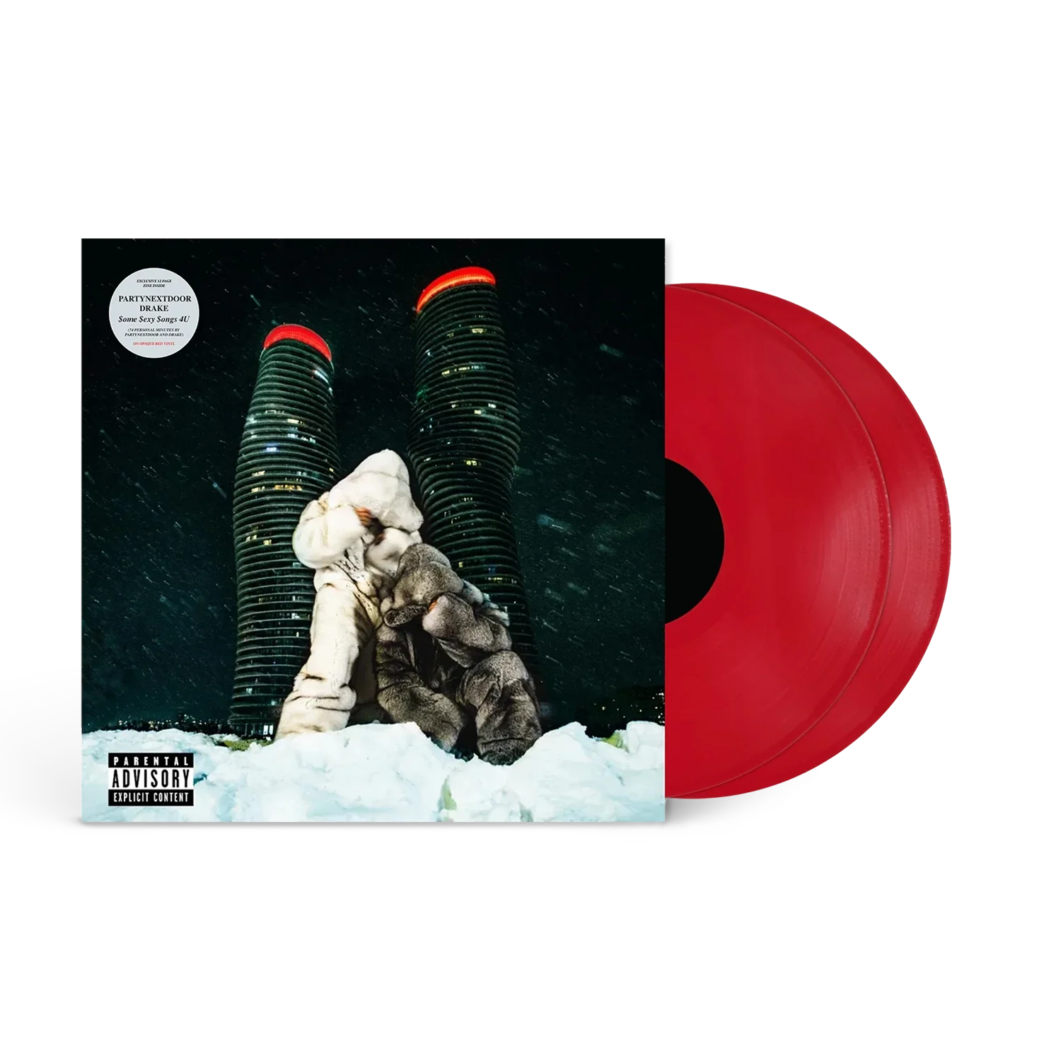 PARTYNEXTDOOR, Drake - $ome $exy $ongs 4 U (Opaque Red LP)
