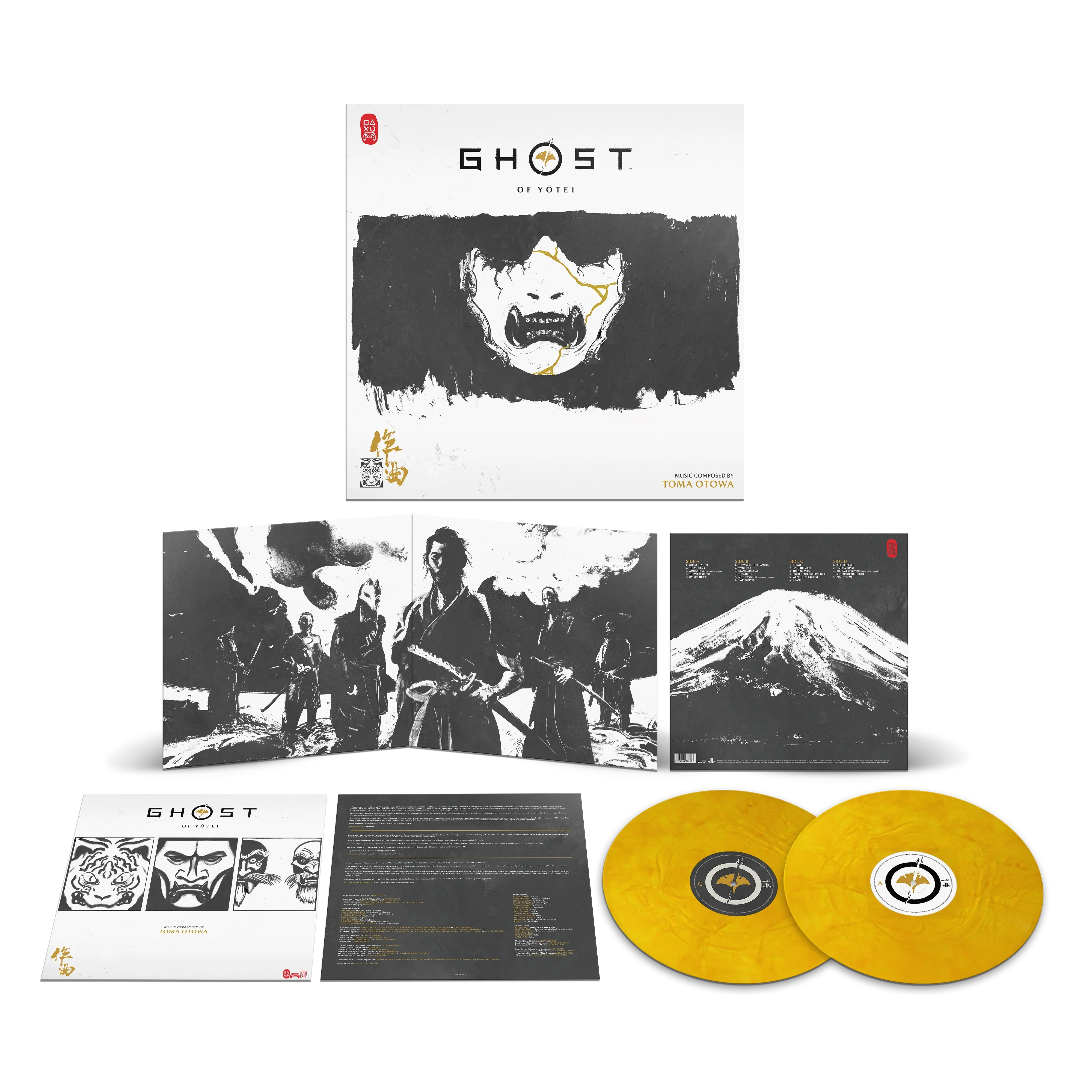 Toma Otowa - Ghost of Yotei (Original Soundtrack) (Gold Shimmer Vinyl) - Image 2