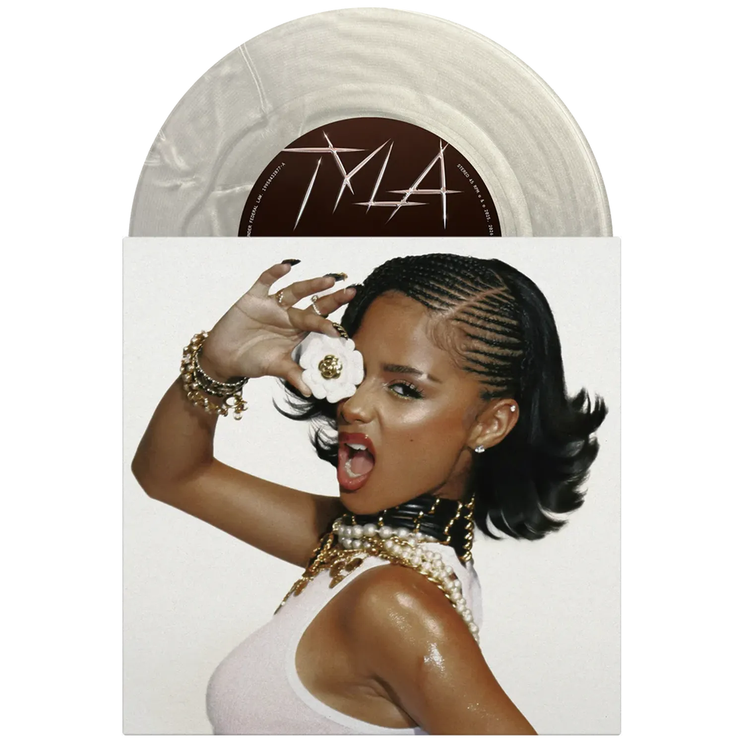 Tyla - CHANEL (Limited Edition Clear With Silver Wisps Colour 7" Vinyl)