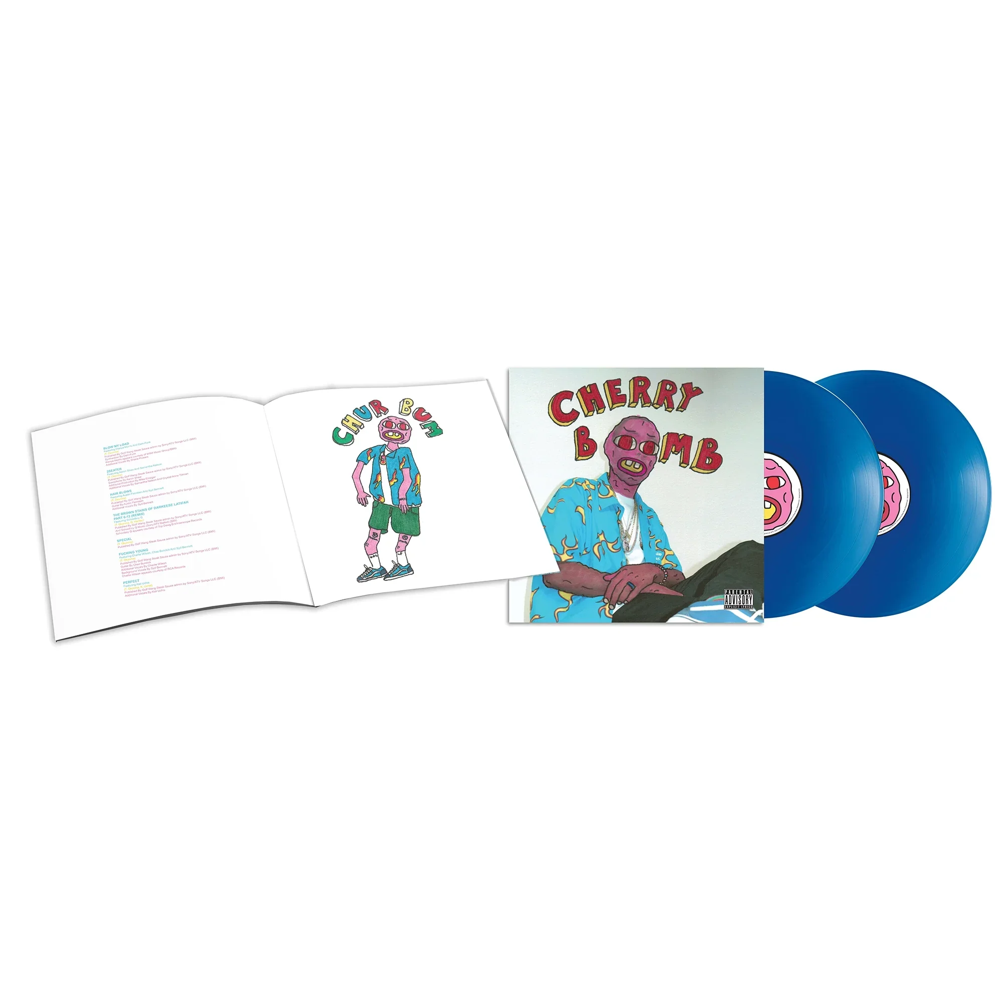Tyler, The Creator - Cherry Bomb (Mask Cover Translucent Blue Vinyl) - Image 2