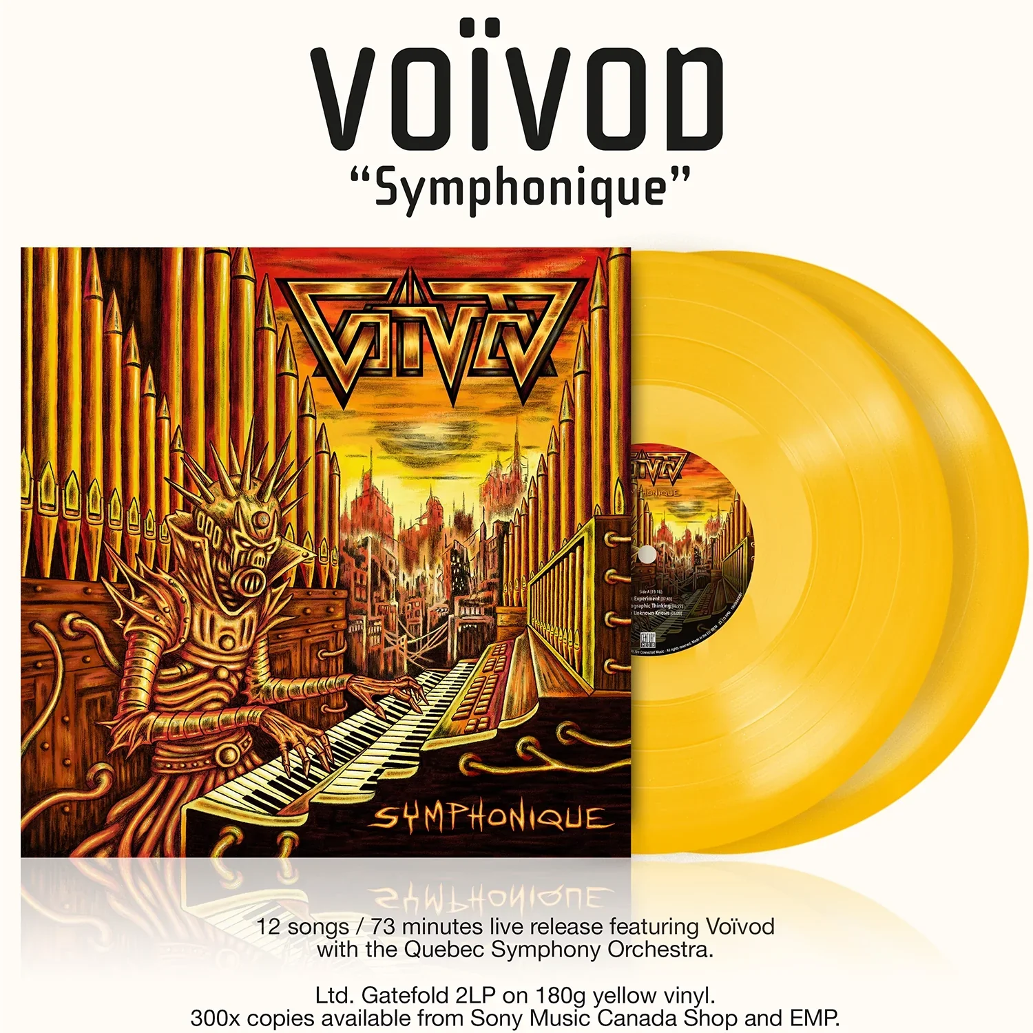 Voivod - Symphonique (Limited Yellow Vinyl) - Image 2